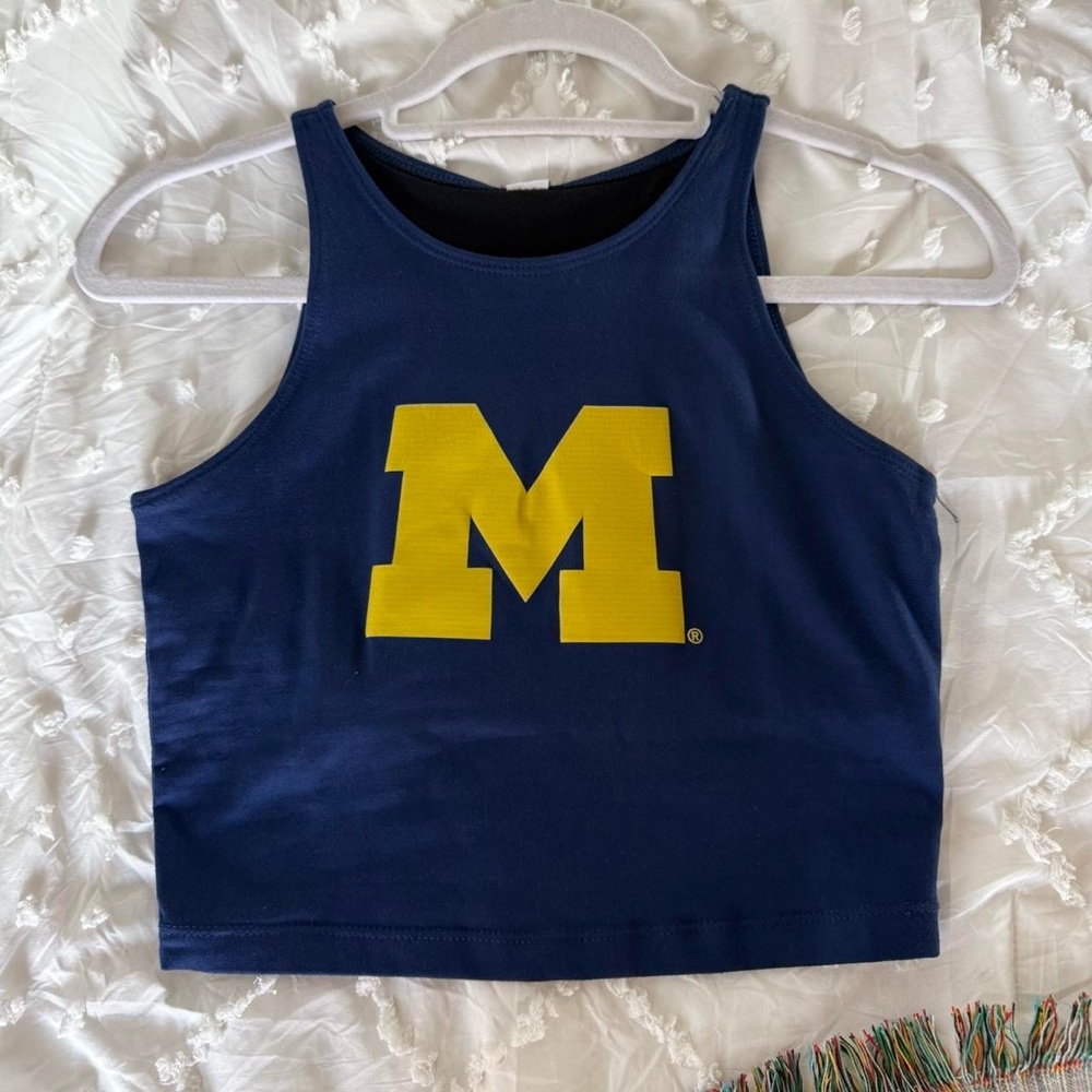 Michigan Game Day Cropped Tank